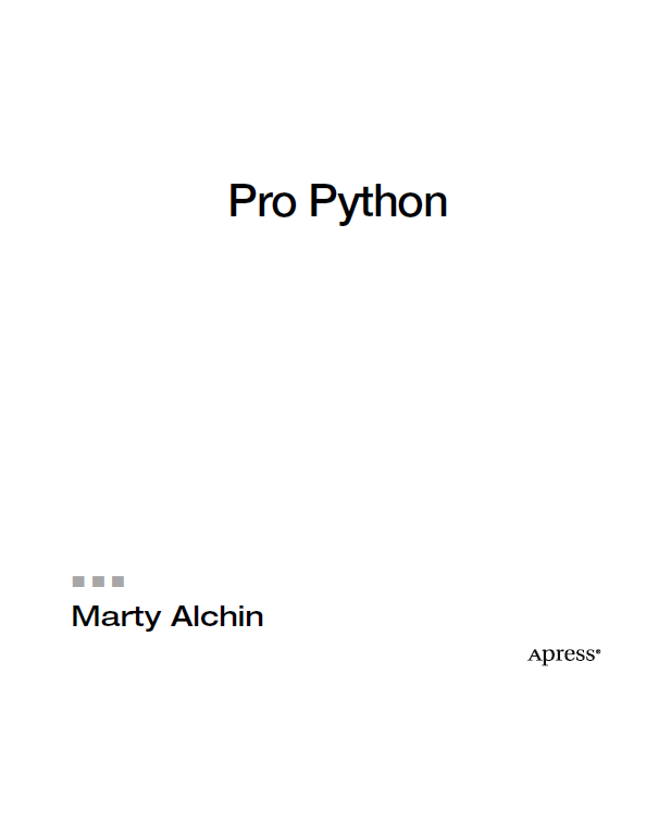 Pro Python
